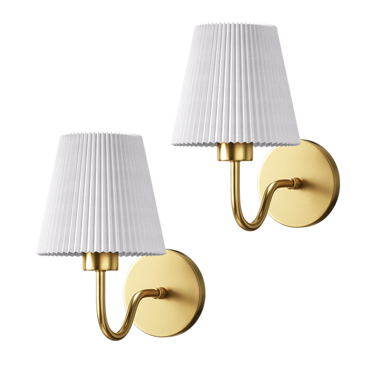 Gebogene Kabellose Wandwandleuchte